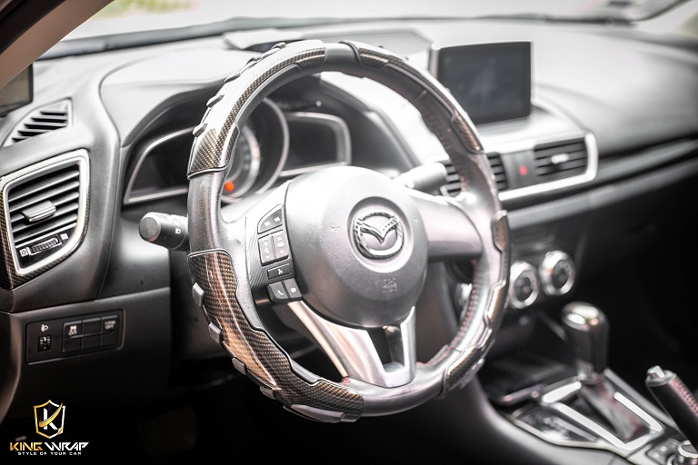 Ưu điểm dán nội thất carbon xe Mazda 3