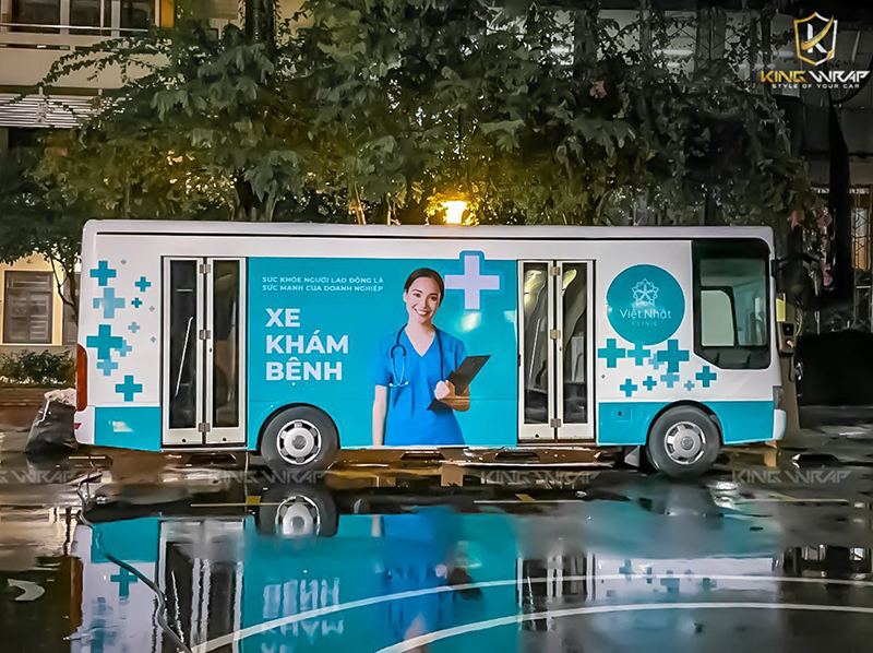 Dán quảng cáo xe Bus Hà Nội