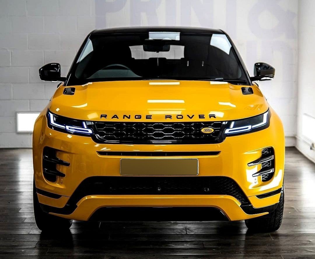 Dán đổi màu vàng Range Rover