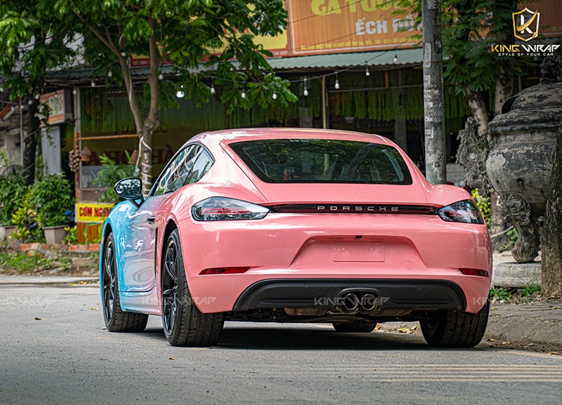Wrap dán ô tô Porsche 718 Cayman
