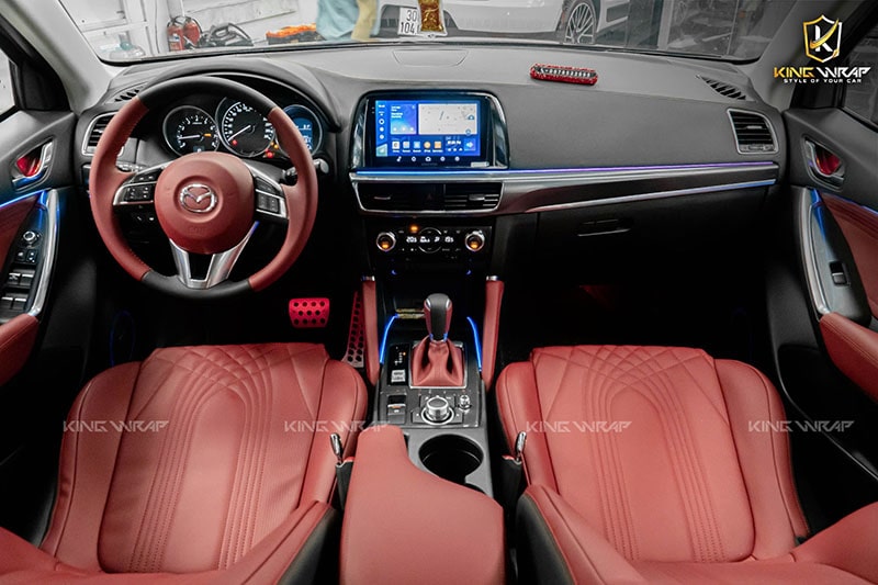Đổi màu nội thất Mazda Cx5 1 đổi màu nội thất ô tô