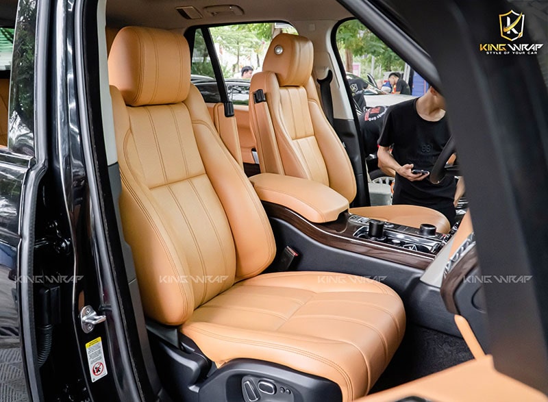 Đổi màu nội thất Range Rover 2 bọc ghế da ô tô tại Hà Nội
