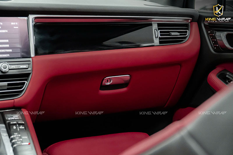 Đổi màu nội thất Porsche Macan S 6 bọc ghế da ô tô uy tín Hà Nội