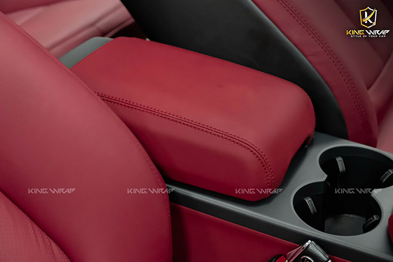 Đổi màu nội thất Porsche Macan S 9 bọc ghế da ô tô uy tín Hà Nội