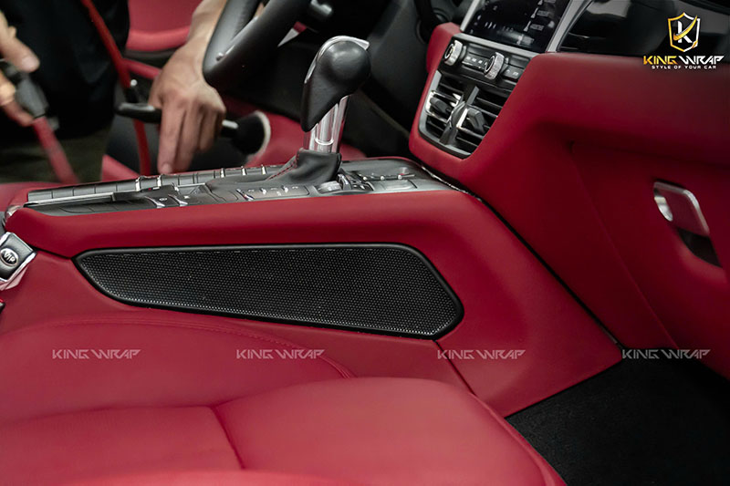 Đổi màu nội thất Porsche Macan S 10 bọc ghế da ô tô uy tín Hà Nội
