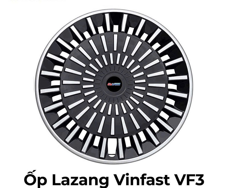 Độ mâm Vinfast VF3 11 độ ốp mâm xe hơi