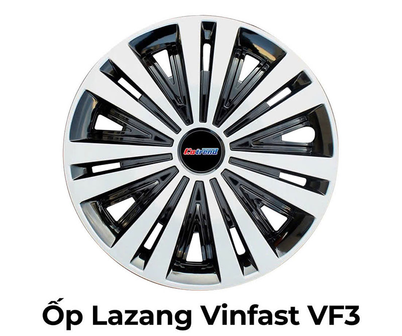 Độ mâm Vinfast VF3 10 độ ốp mâm xe hơi
