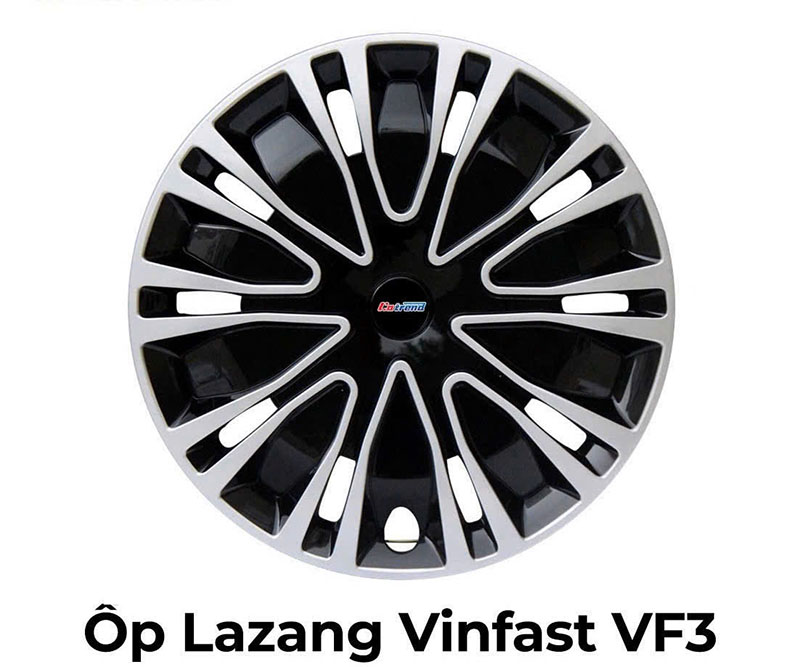 Độ mâm Vinfast VF3 6 độ ốp mâm xe hơi