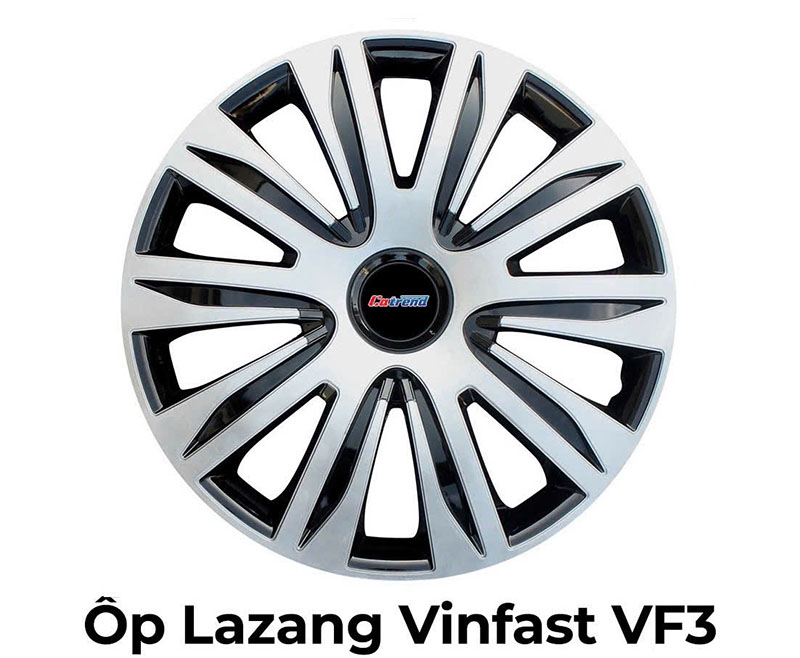 Độ mâm Vinfast VF3 4 độ ốp mâm xe hơi