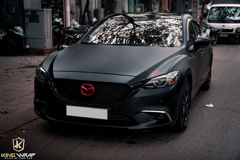 Dán Đổi Màu Đen Mờ Mazda 6 | Decal Ô Tô - Kingwrap